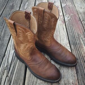 Ariat Sierra Saddle Work Boot, Aged Bark, 10.5D